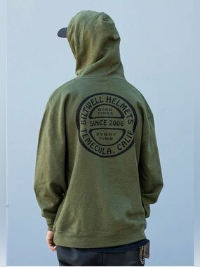 Biltwell Olive Green Hoodie